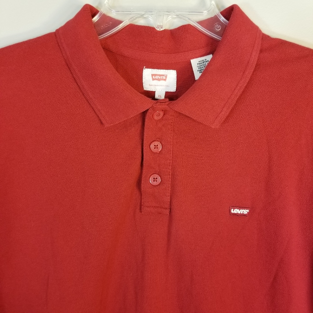 Levi's Red Polo Shirt XL